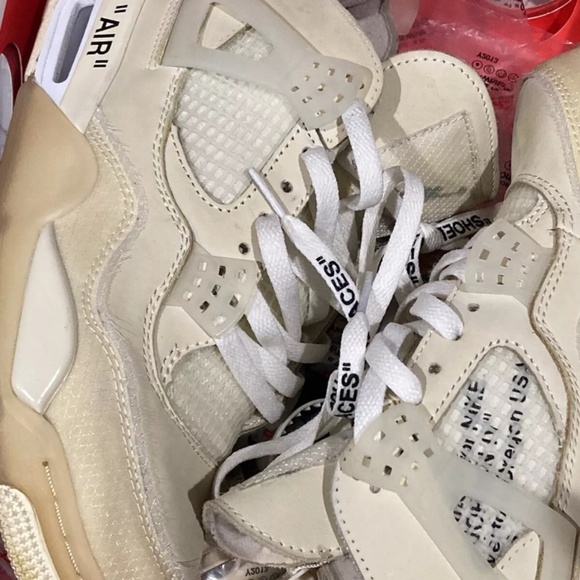 Jordan 4 SP x Off-White Mid Sail W Size 10